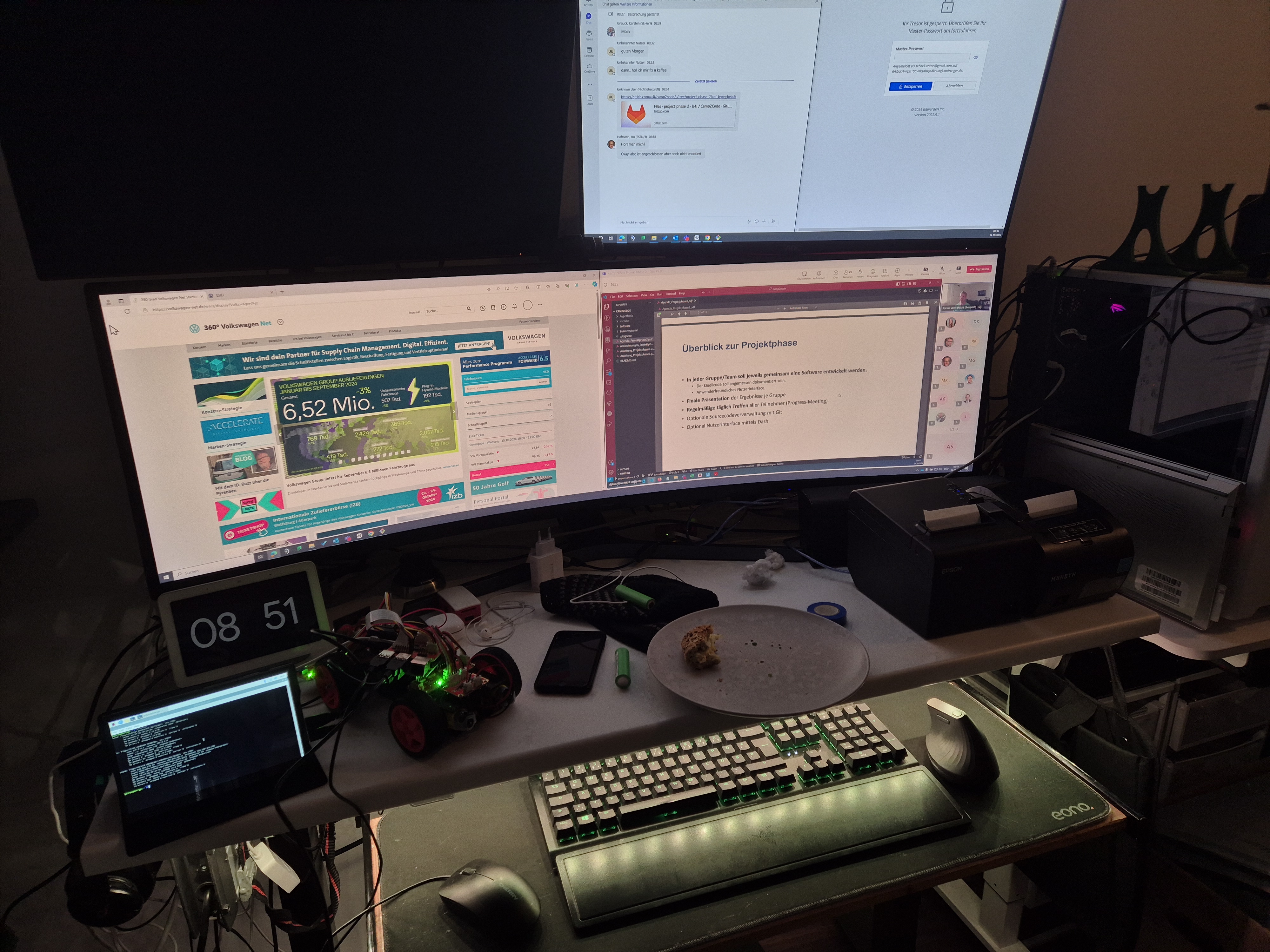 VW Projekt - Entwicklung