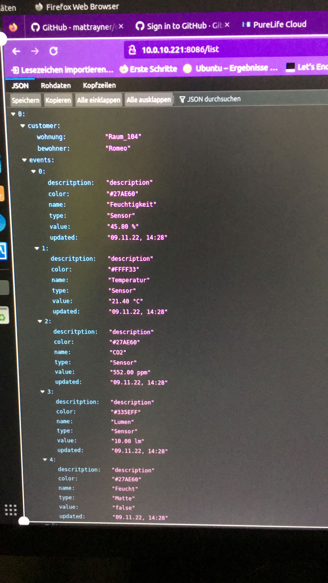 VW Projekt - Entwicklung