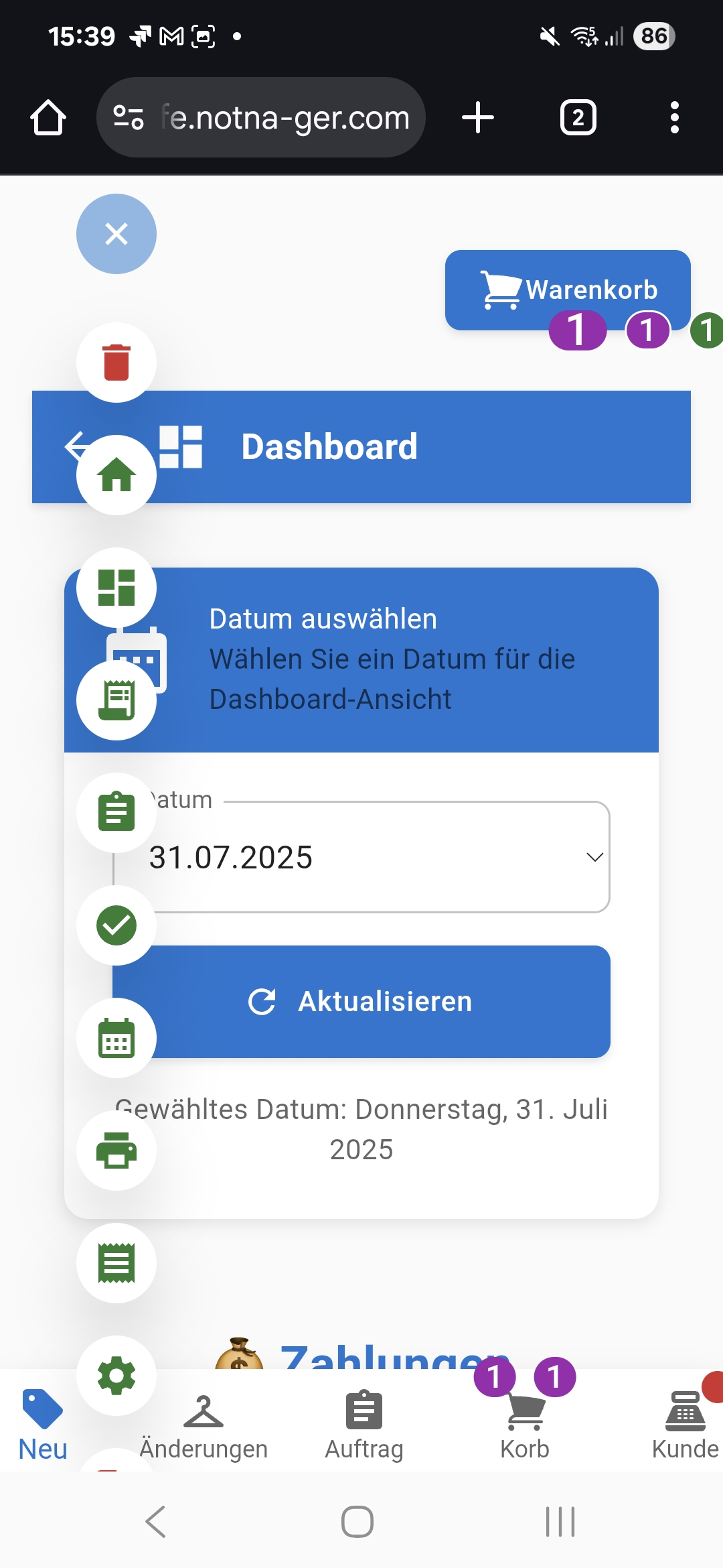 VW Projekt - Entwicklung